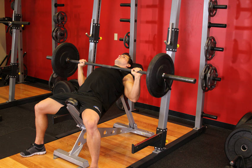 Barbell Incline Bench Press - Medium Grip variant 2