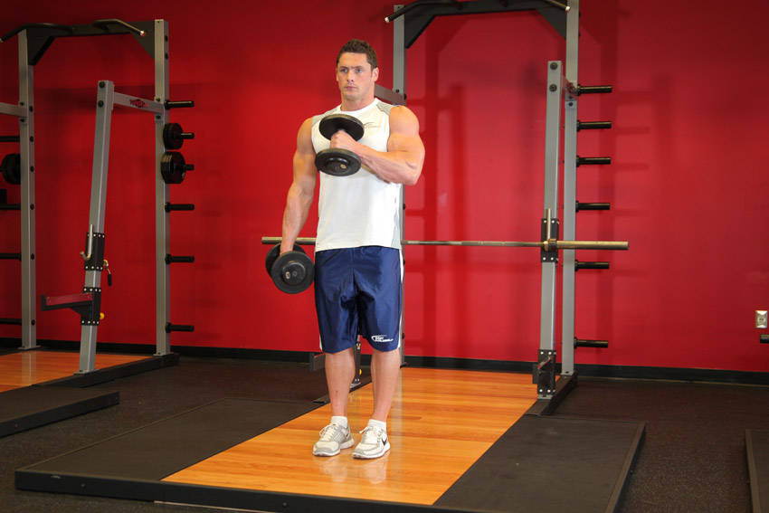 Cross Body Hammer Curl variant 2