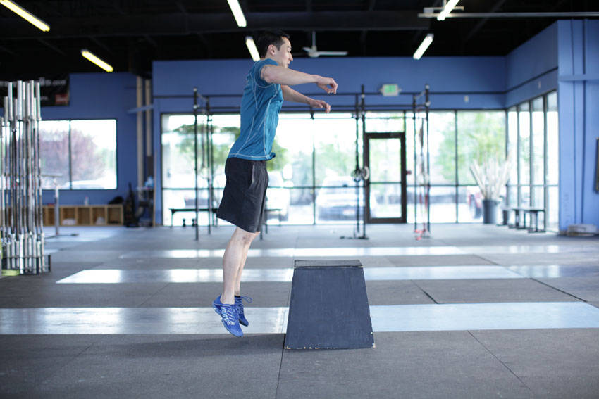 Front Box Jump variant 2
