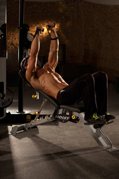 Incline Cable Chest Press variant 2