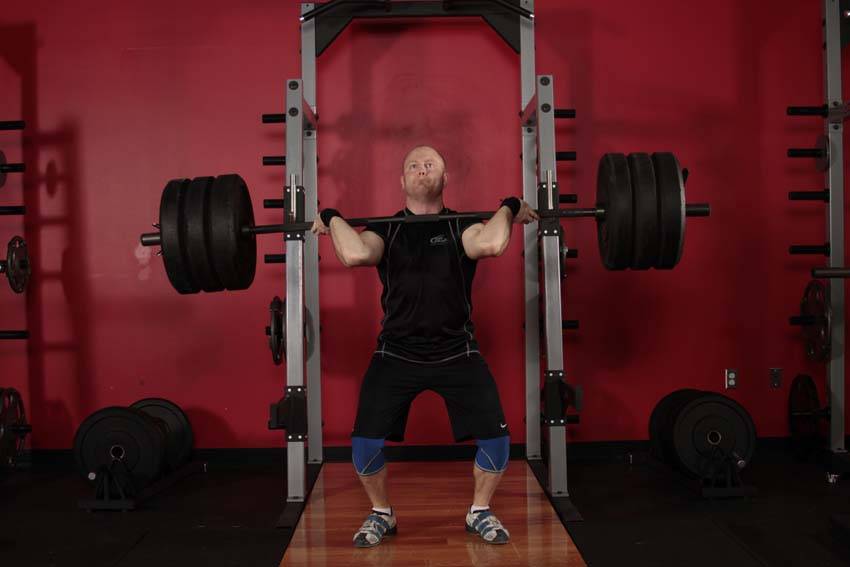 Jerk Dip Squat variant 2
