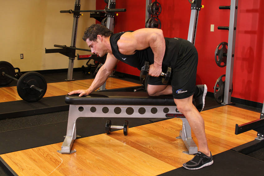 One-Arm Dumbbell Row variant 2